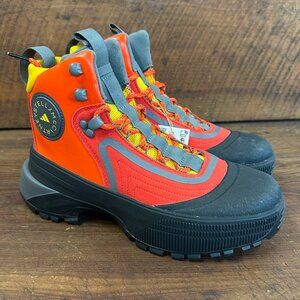NWT Adidas by Stella McCartney x Terrex Hiking Boot Active Red Crew Yellow 6.5